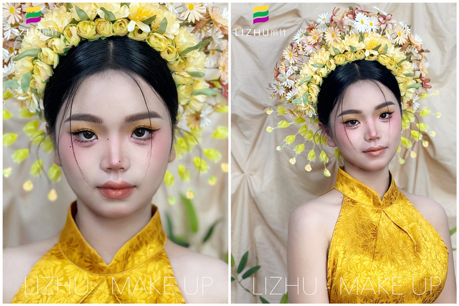 旅拍寫真簪花造型，廣西旅拍寫真作品