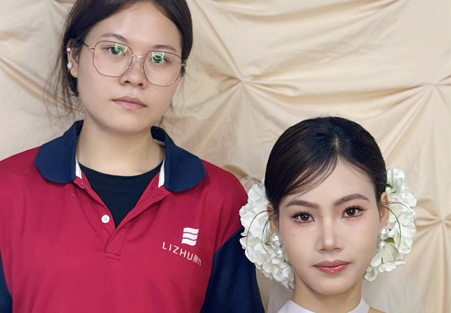 韓式新娘造型，南寧寫真彩妝實(shí)訓(xùn)作品