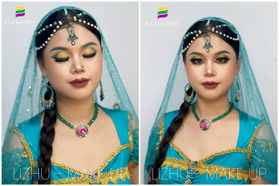 印度舞臺妝， 0基礎(chǔ)學(xué)彩妝造型