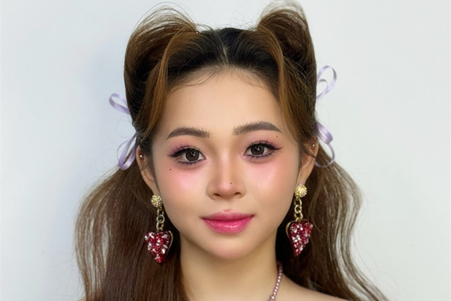 貓耳禮服造型，廣西化妝跟妝作品