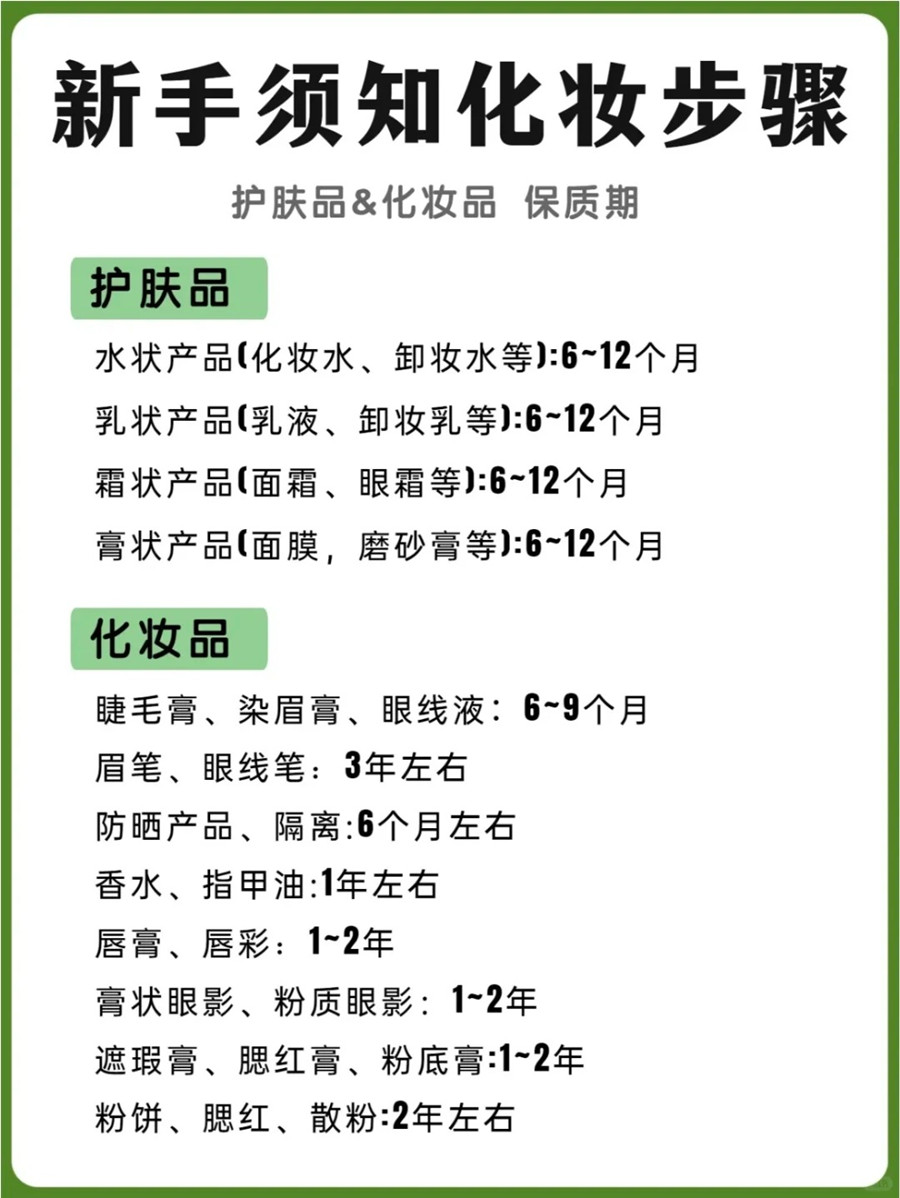 化妝的正確步驟：新手必懂的化妝知識