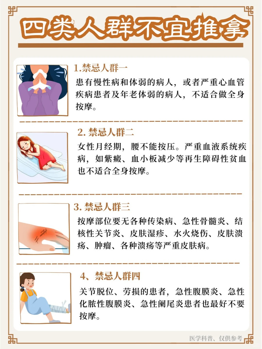 不建議推拿的人群，南寧學(xué)美容美體健康