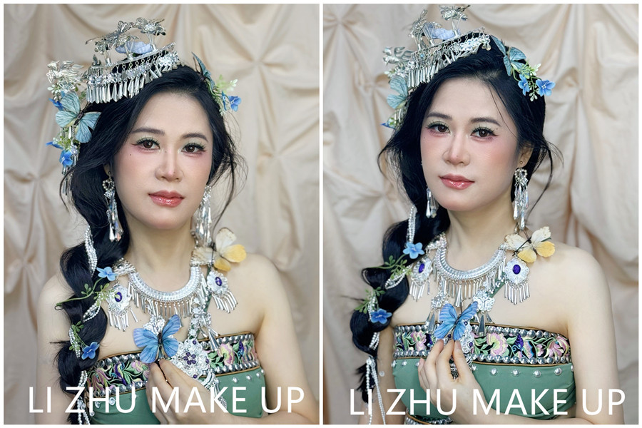 苗疆寫真造型，廣西高彩培訓(xùn)課堂作品