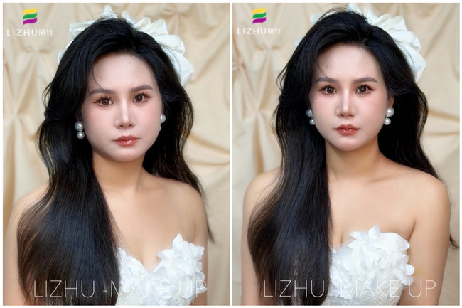 韓式人魚燙披發(fā)，廣西彩妝藝術(shù)形象